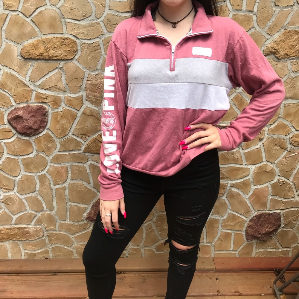 VS PINK Half Zip